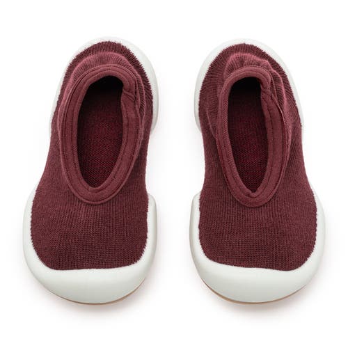 Shop Komuello Toddler Sock Shoes Flat In Plum