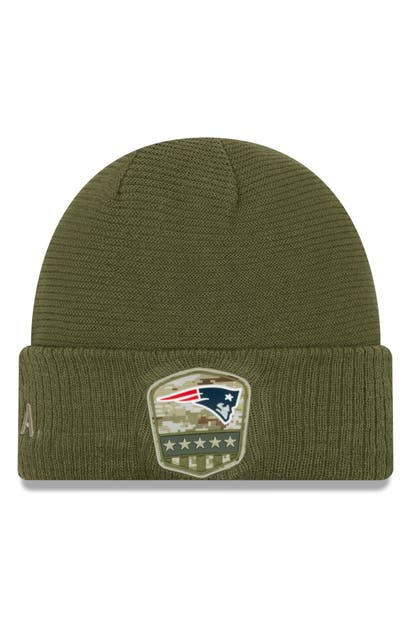 New Era Salute To Service Nfl Beanie In New England Patriots