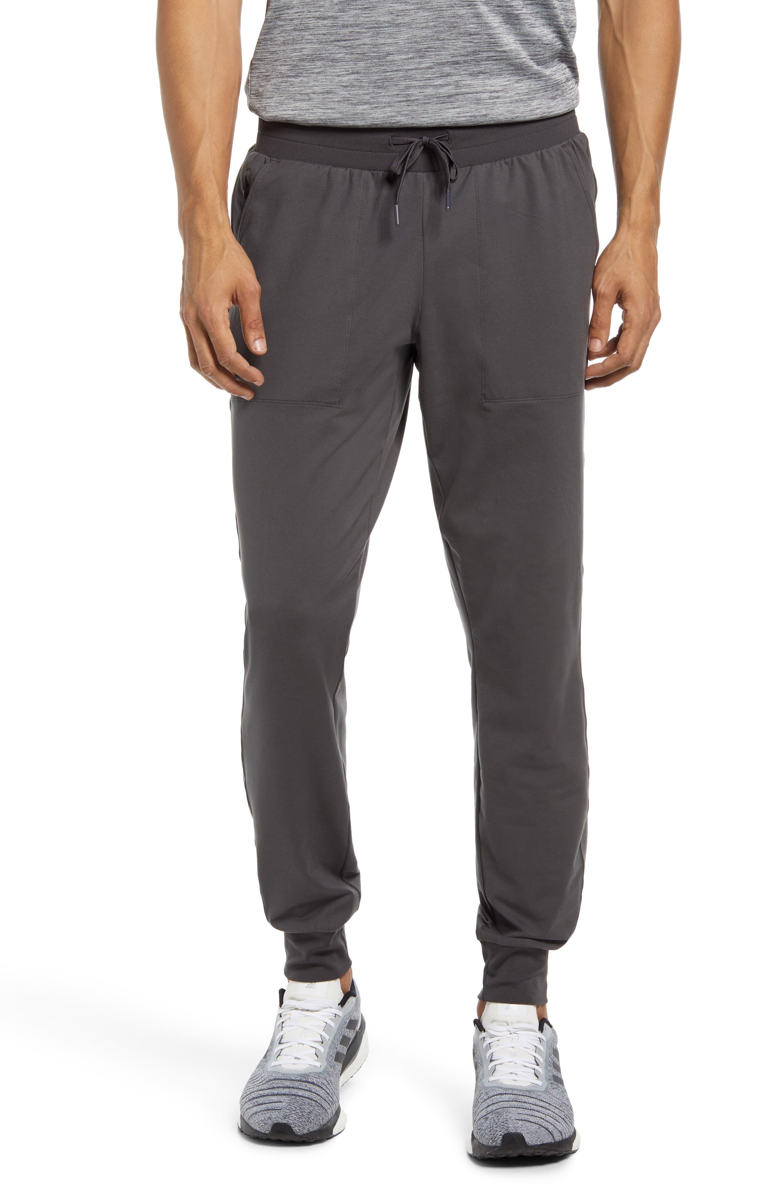 grey mens jogger pants