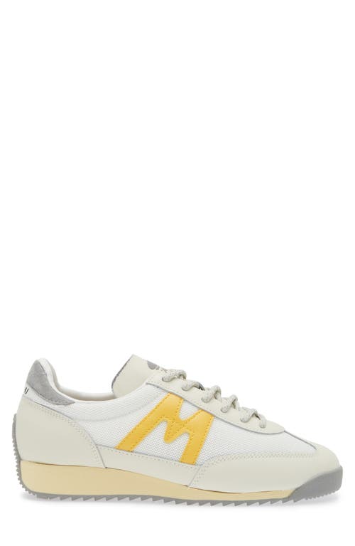 Shop Karhu Gender Inclusive Mestari Sneaker In Lily White/banana