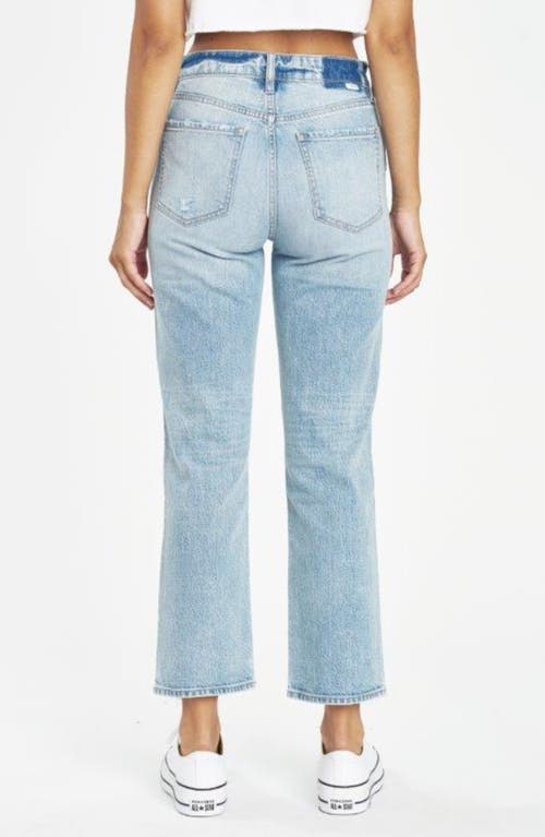 Shop Daze Straight Up High Waist Ankle Straight Leg Jeans In High Key