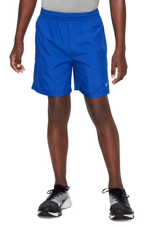 Nike Kids' Dri-fit Multi+ Shorts In Game Royal/white