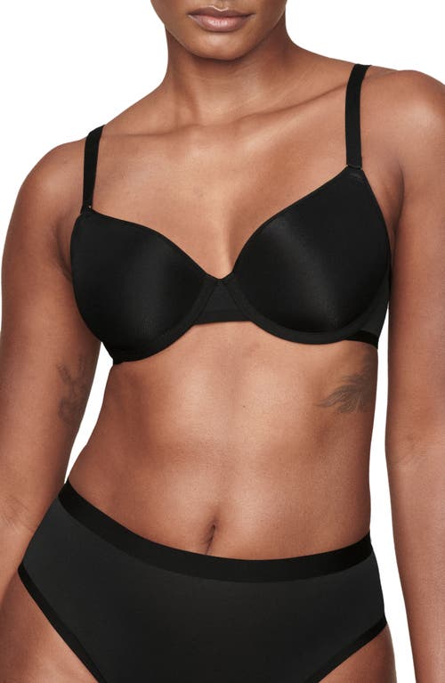 Cuup The Demi Spacer & Mesh Bra In Black