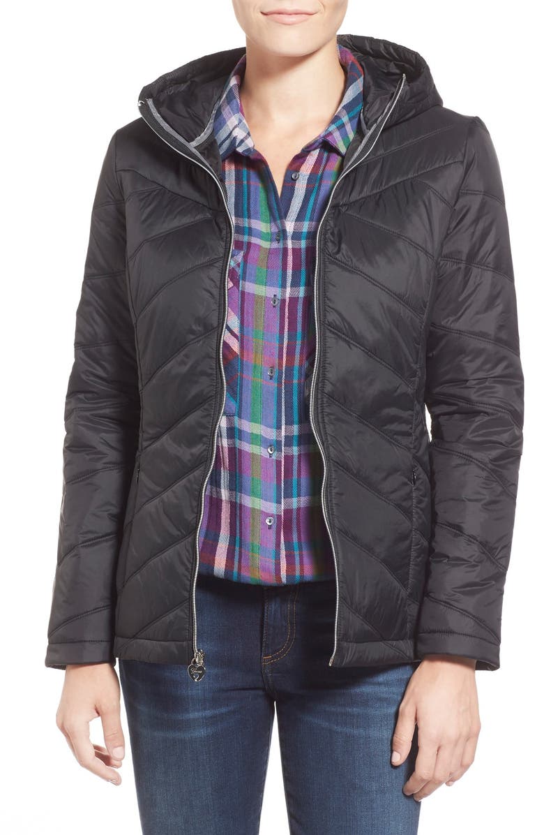 GUESS Hooded Packable Quilted Jacket | Nordstrom
