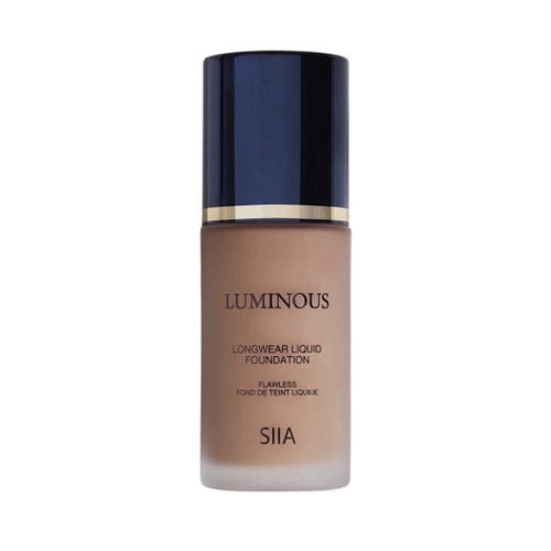 Siia Cosmetics Luminous Longwear Liquid Foundation In Mocha