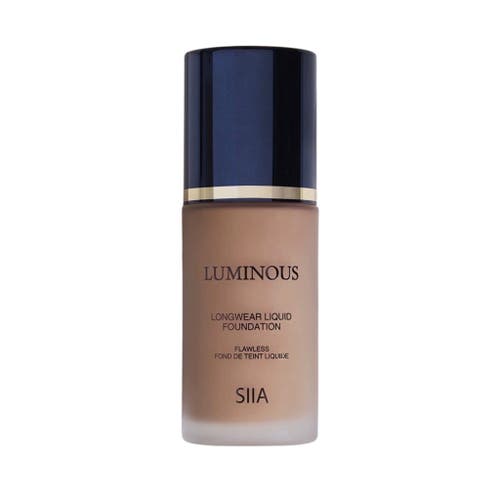 Shop Siia Cosmetics Luminous Longwear Liquid Foundation In Mocha