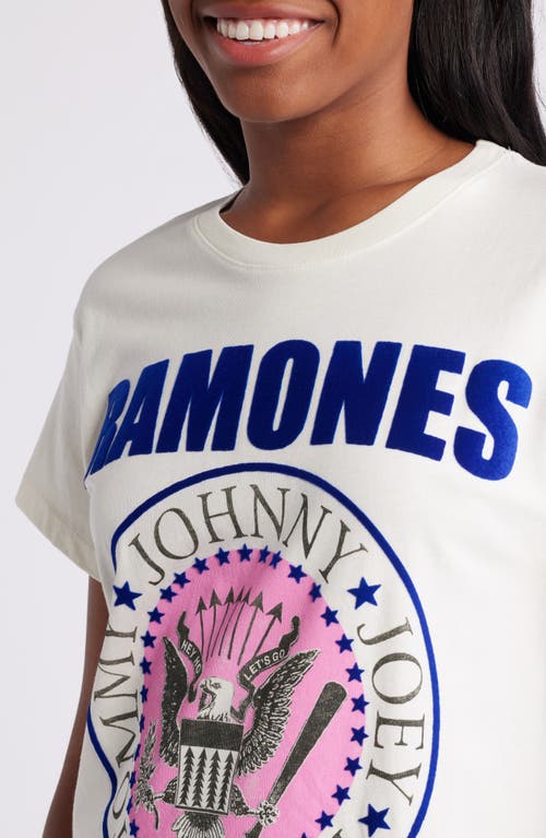 DAYDREAMER DAYDREAMER RAMONES COTTON GRAPHIC T-SHIRT 