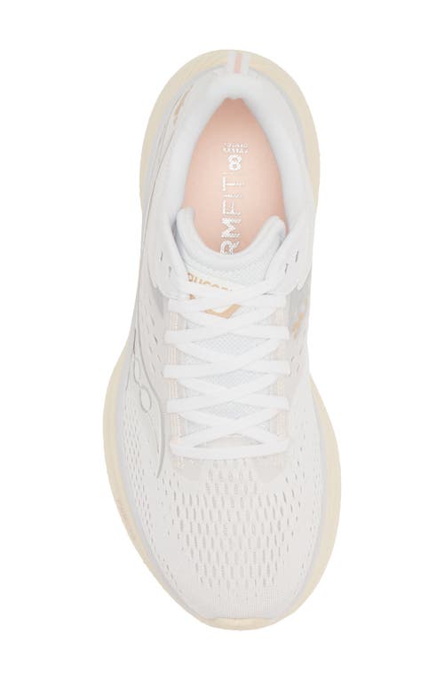 Shop Saucony Ride 17 Running Shoe In White/pearl