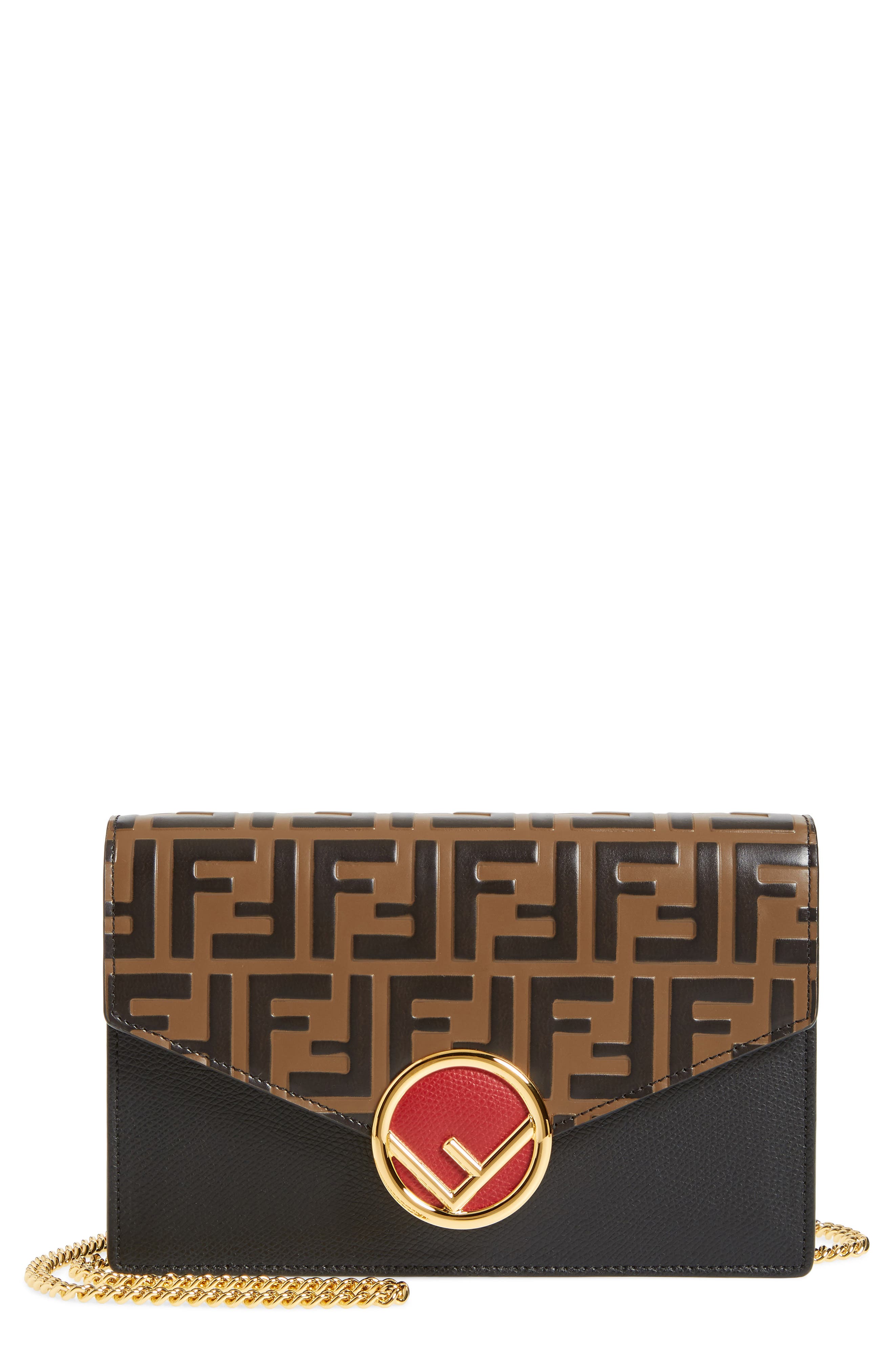 fendi logo wallet