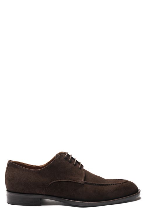 Shop Bruno Magli Santino Oxford In Brown Suede