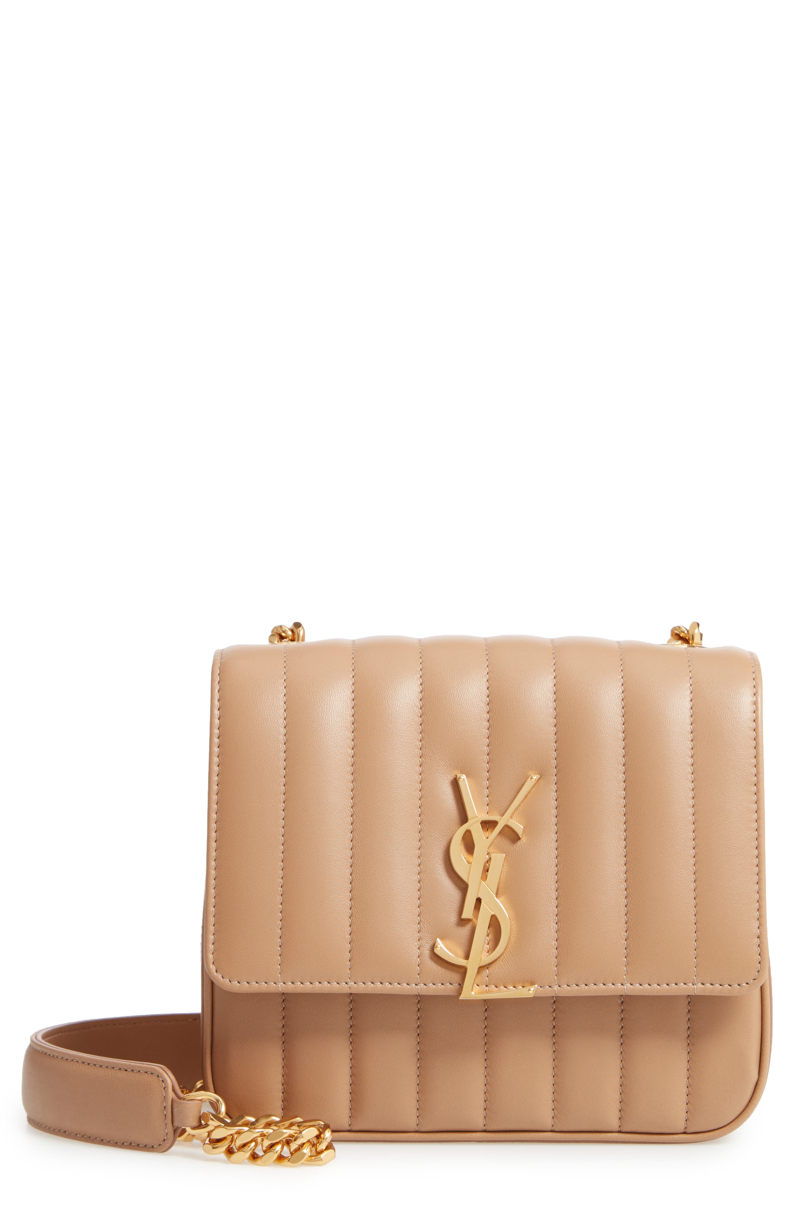 saint laurent vicky quilted leather shoulder bag