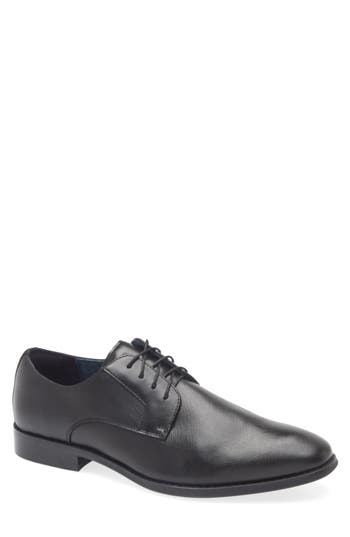 Steve Madden Solomo Textuerd Derby In Black