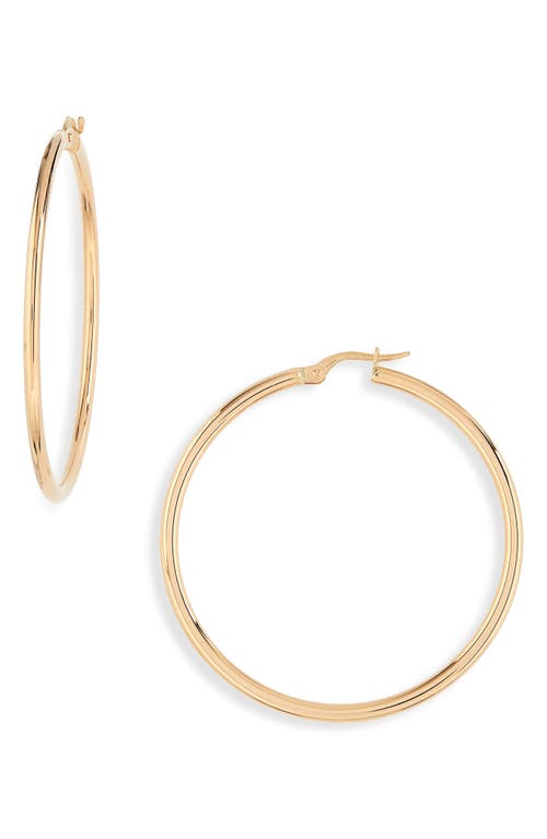 Roberto Coin 45mm Gold Hoop Earrings in Yellow at Nordstrom