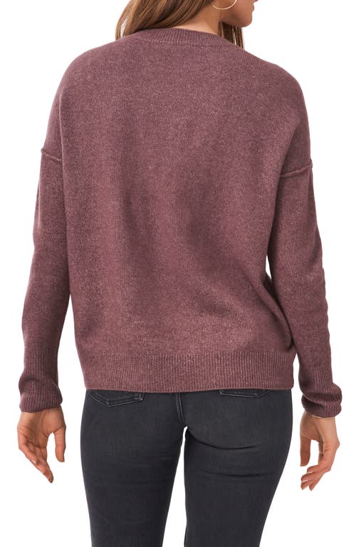 Vince Camuto Long Sleeve Extend Shoulder Sweater In Cuddle