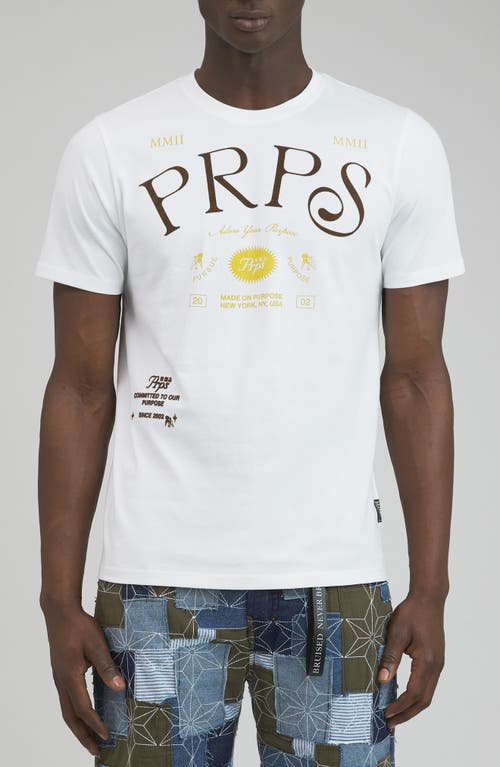 Shop Prps Hirado Graphic T-shirt In White