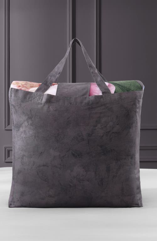 Bebejan Elegant Blossoms 5-piece Reversible Comforter Set In Grey