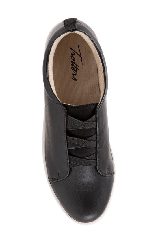 Shop Trotters Avrille Sneaker In Black Leather