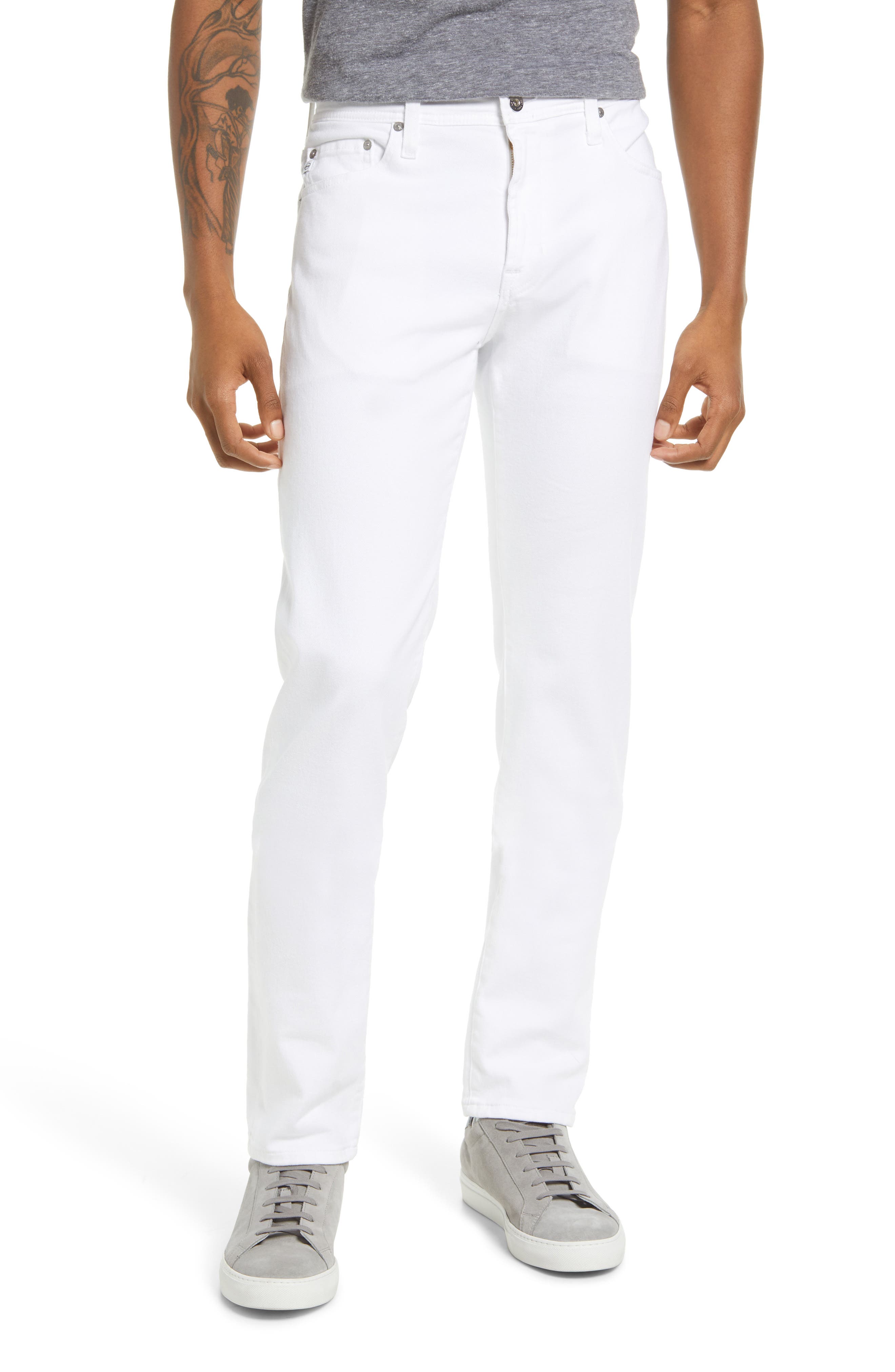 casual white pants