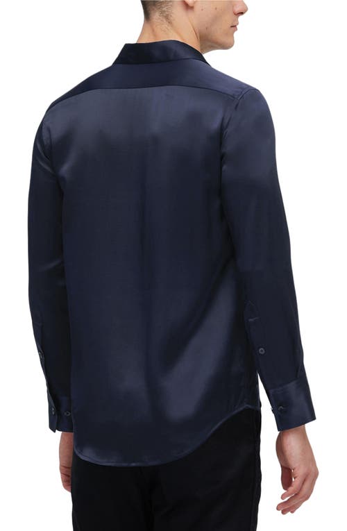 LILYSILK LILYSILK MULBERRY SILK BASIC MENS SHIRT