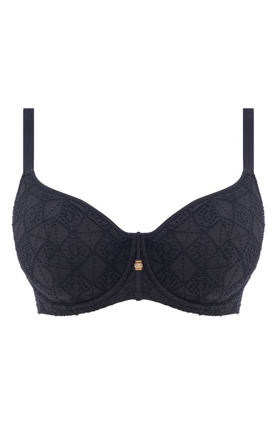Freya Nomad Nights Underwire Sweetheart Neck Bikini Top In Black (blk)