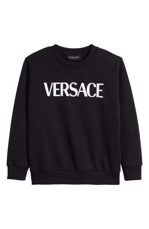Versace Kid's Plush Teddy W/ Barocco-Print T-Shirt