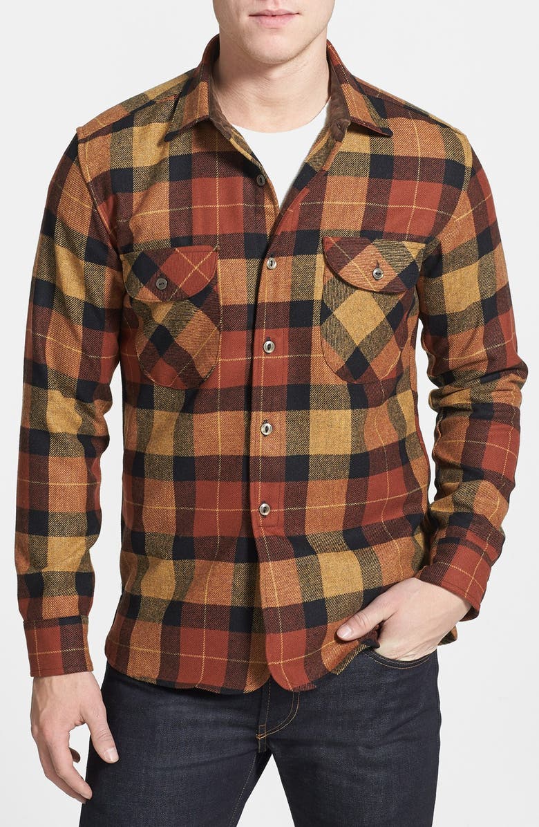 Pendleton 'Oliver' Plaid Wool Flannel Shirt | Nordstrom