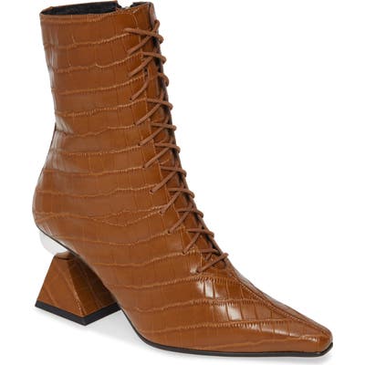 Yuul Yie Gloria Glam Statement Heel Bootie - Brown