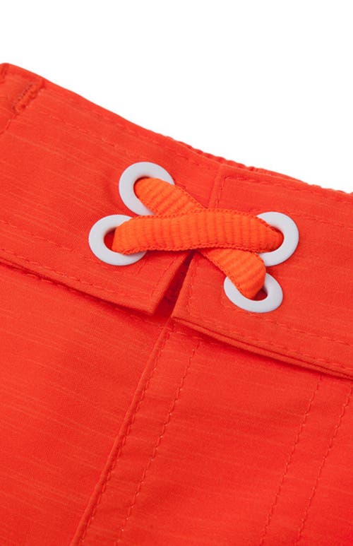 Shop Rokka&rolla Kids' 4-way Stretch Quick-dry Swim Trunks With Mesh Lining And Upf 50+ Protection In Ocean Sunset