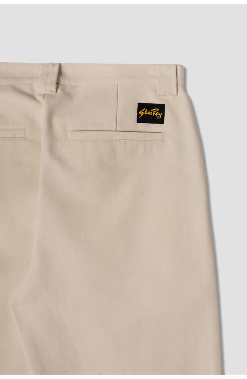 Shop Stan Ray Canvas Straight Leg Pants In Natural Twill