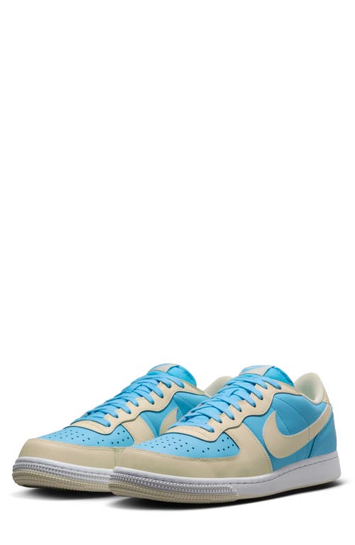 Shop Nike Terminator Low Top Sneaker In Aquarius Blue/coconut Milk