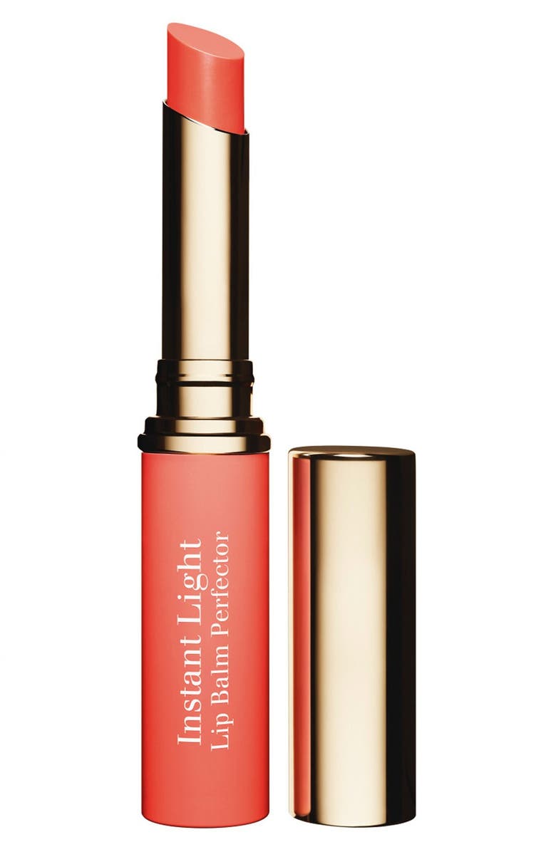 CLARINS Instant Light Lip Balm Perfector, Main, color, 04-ORANGE
