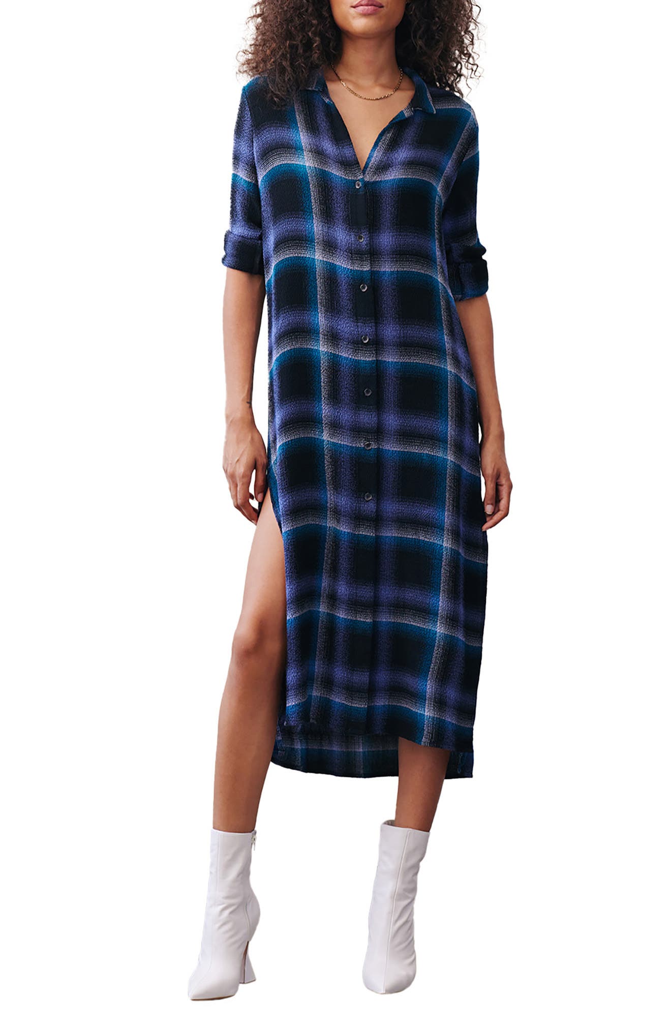 plaid dress women