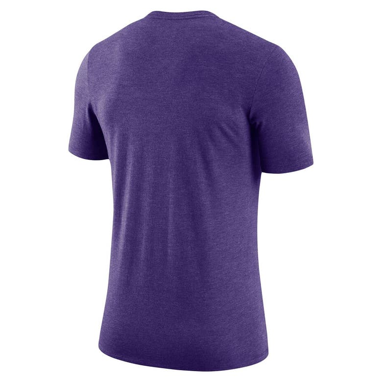 Shop Nike Purple Lsu Tigers Retro Tri-blend T-shirt