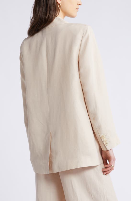 Shop Nordstrom Relaxed Single Breasted Blazer In Beige Beach