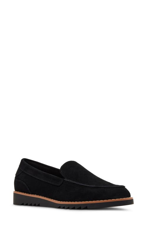 Blondo Libra Waterproof Loafer In Black Suede