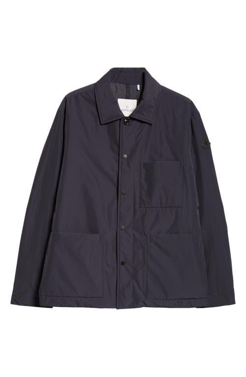 Moncler Cougourde Three-pocket Chore Jacket In Navy Blue