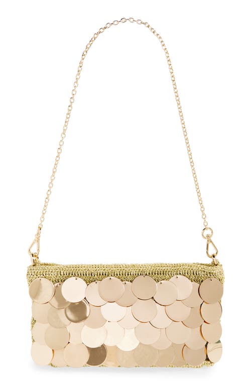 Shop Lele Sadoughi Gema Palette Shoulder Bag In Gold