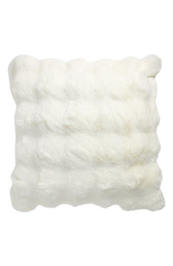 Shop Nordstrom Bubble Faux Fur Accent Pillow In Ivory Marshmallow