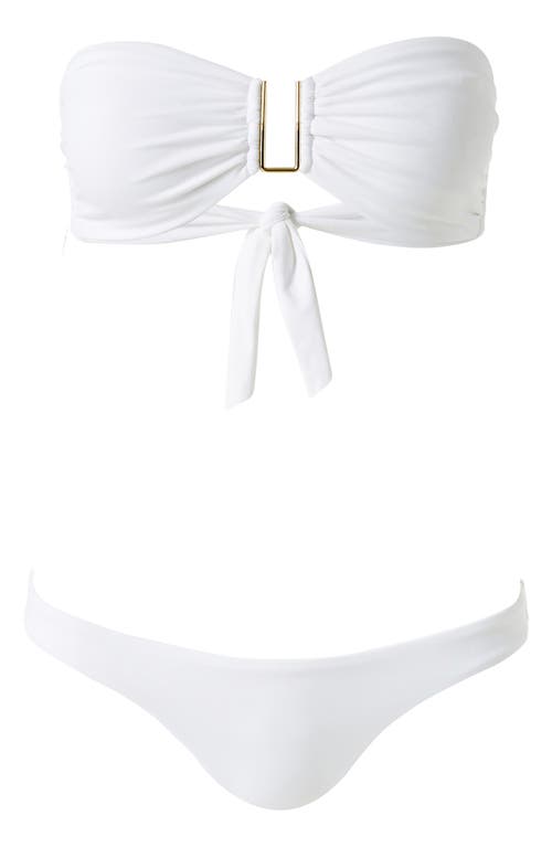 Melissa Odabash Barcelona Core Bikini Bottoms In White