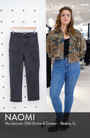 madewell stovepipe fatigue pants