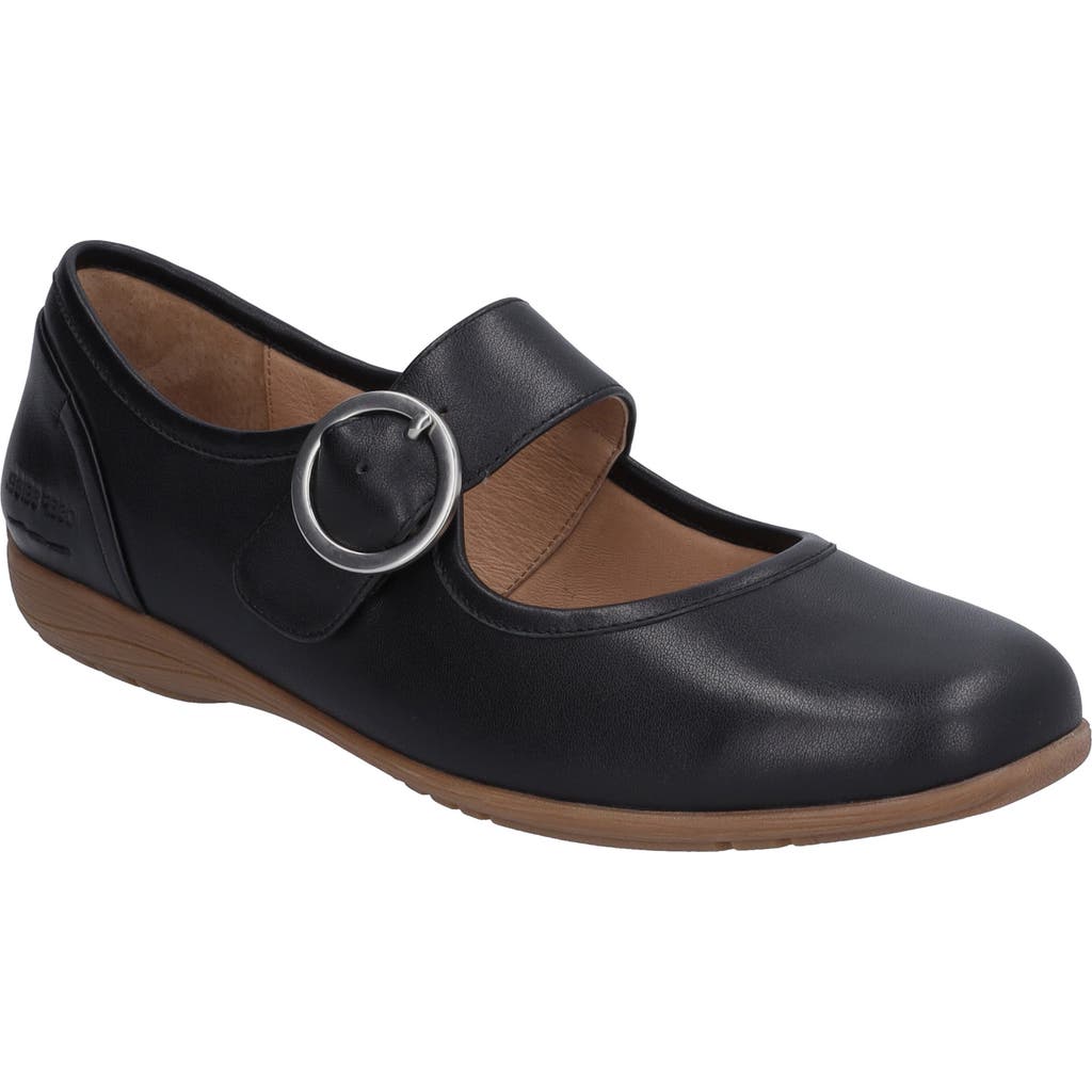 Josef Seibel Fenja 18 Mary Jane Flat In Black