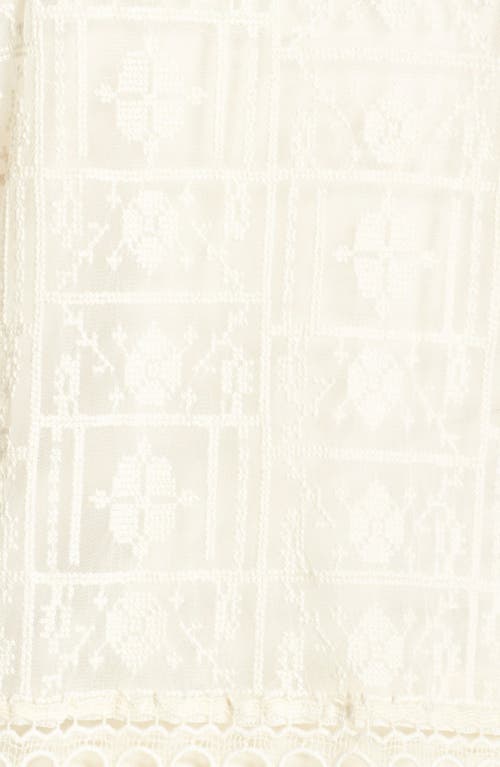 Tart 'caris' Crochet Lace Top In Ivory