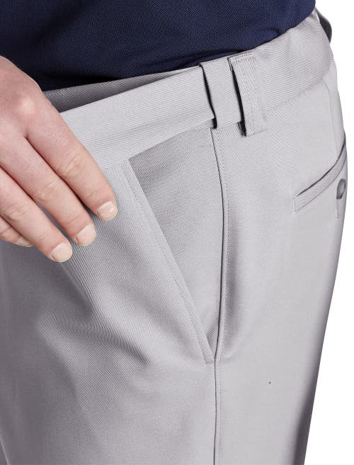 Shop Oak Hill By Dxl Microfiber Waist-relaxer Pants In Light Grey