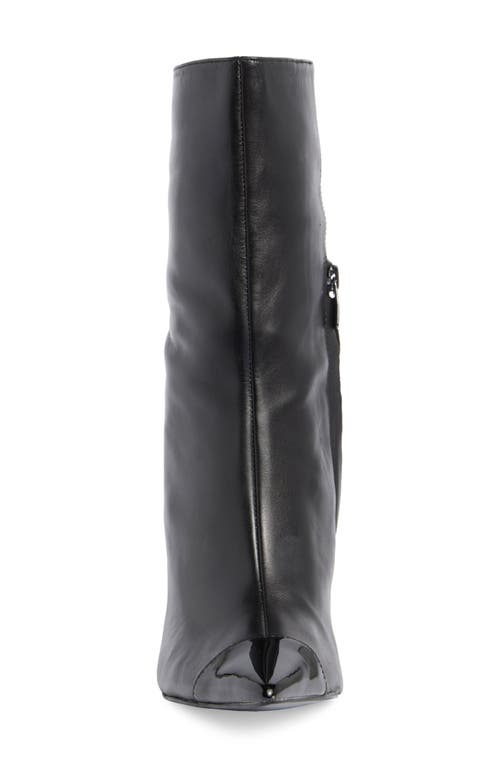 Nine West Winner Pointed Toe Boot In Black/nero