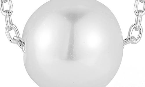 Sphera Milano Freshwater Pearl Pendant Necklace In Silver
