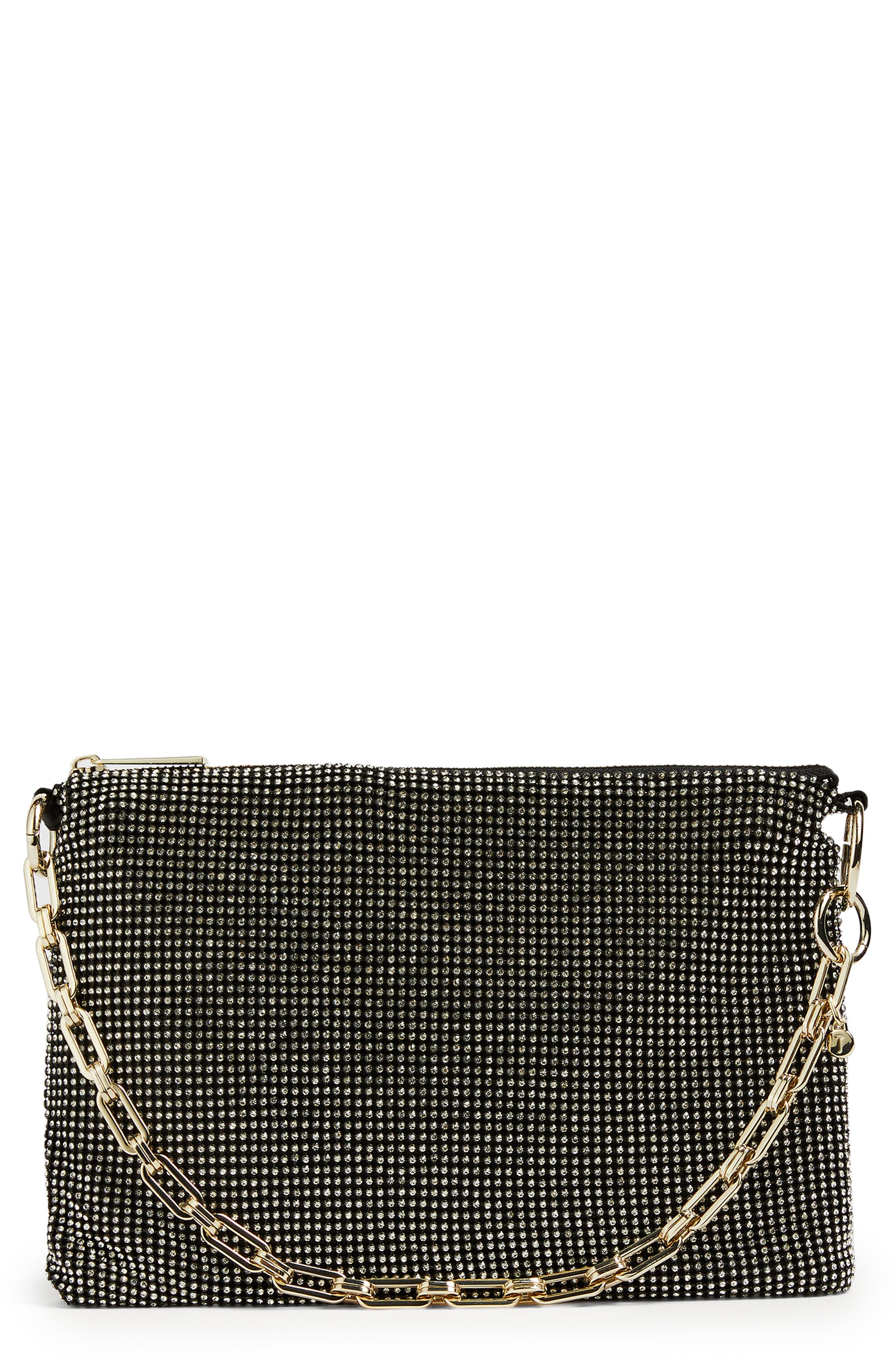 UPC 025093000058 product image for Ted Baker London Adyai Crystal Embellished Evening Bag in Black at Nordstrom | upcitemdb.com