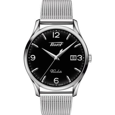 Tissot Heritage Visodate Mesh Strap Watch, 40Mm
