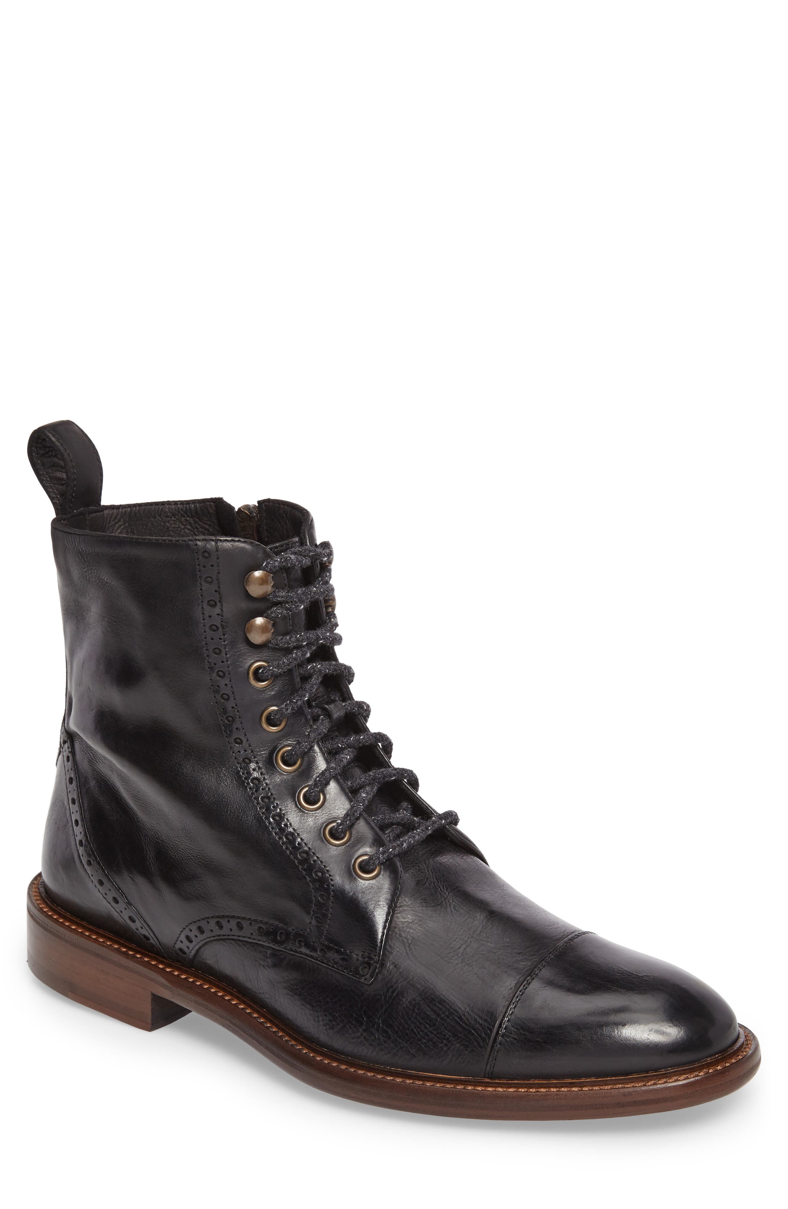 J\u0026M 1850 Bryson Cap Toe Boot (Men 