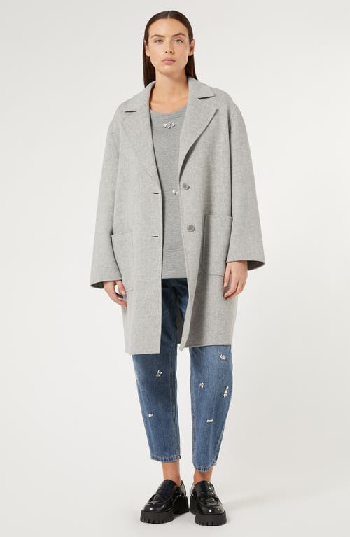 Shop Marina Rinaldi Rhinestone Sweatshirt In Light Grey