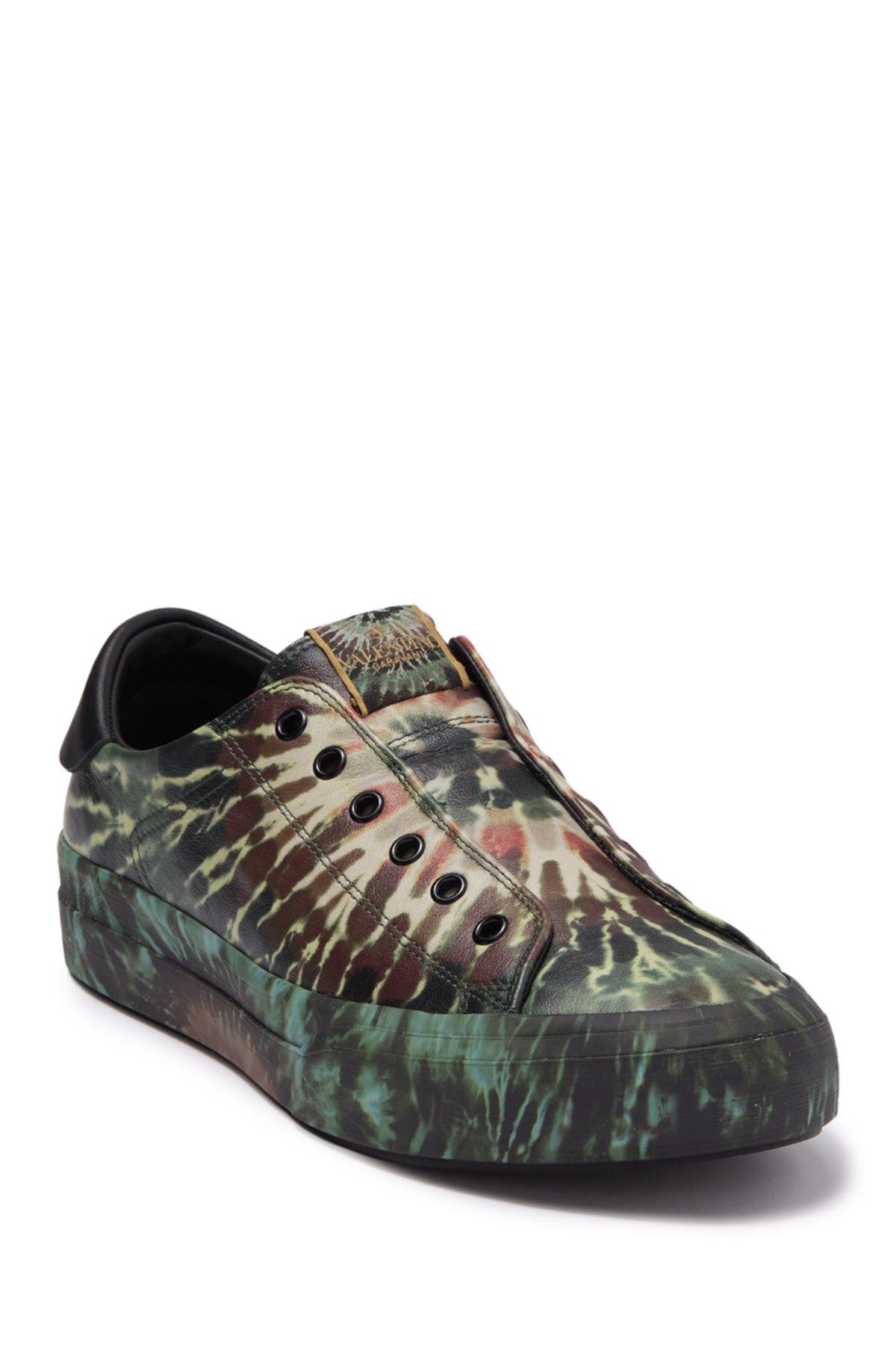 tie dye slip on sneakers
